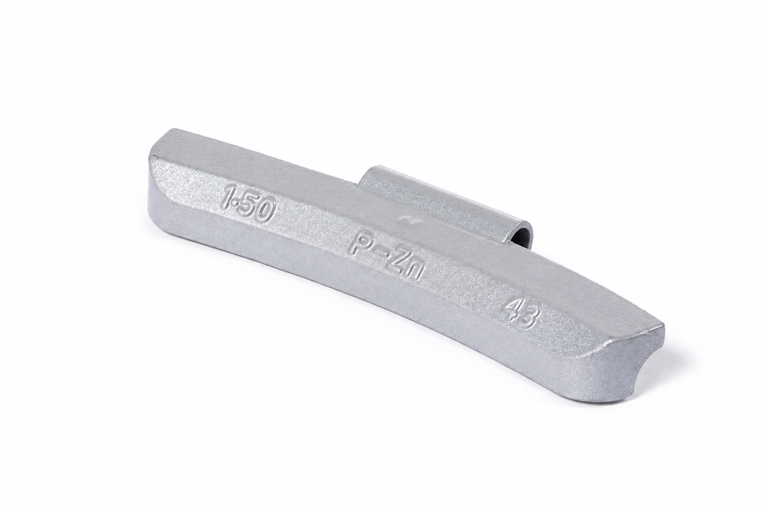 1.50OZ "P" ZINC CLIP-ON WHEEL WEIGHT
