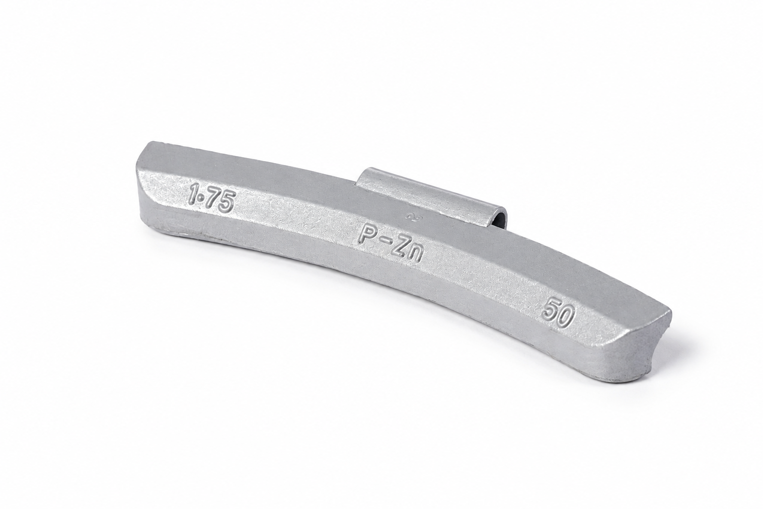 1.75OZ "P" ZINC CLIP-ON WHEEL WEIGHT