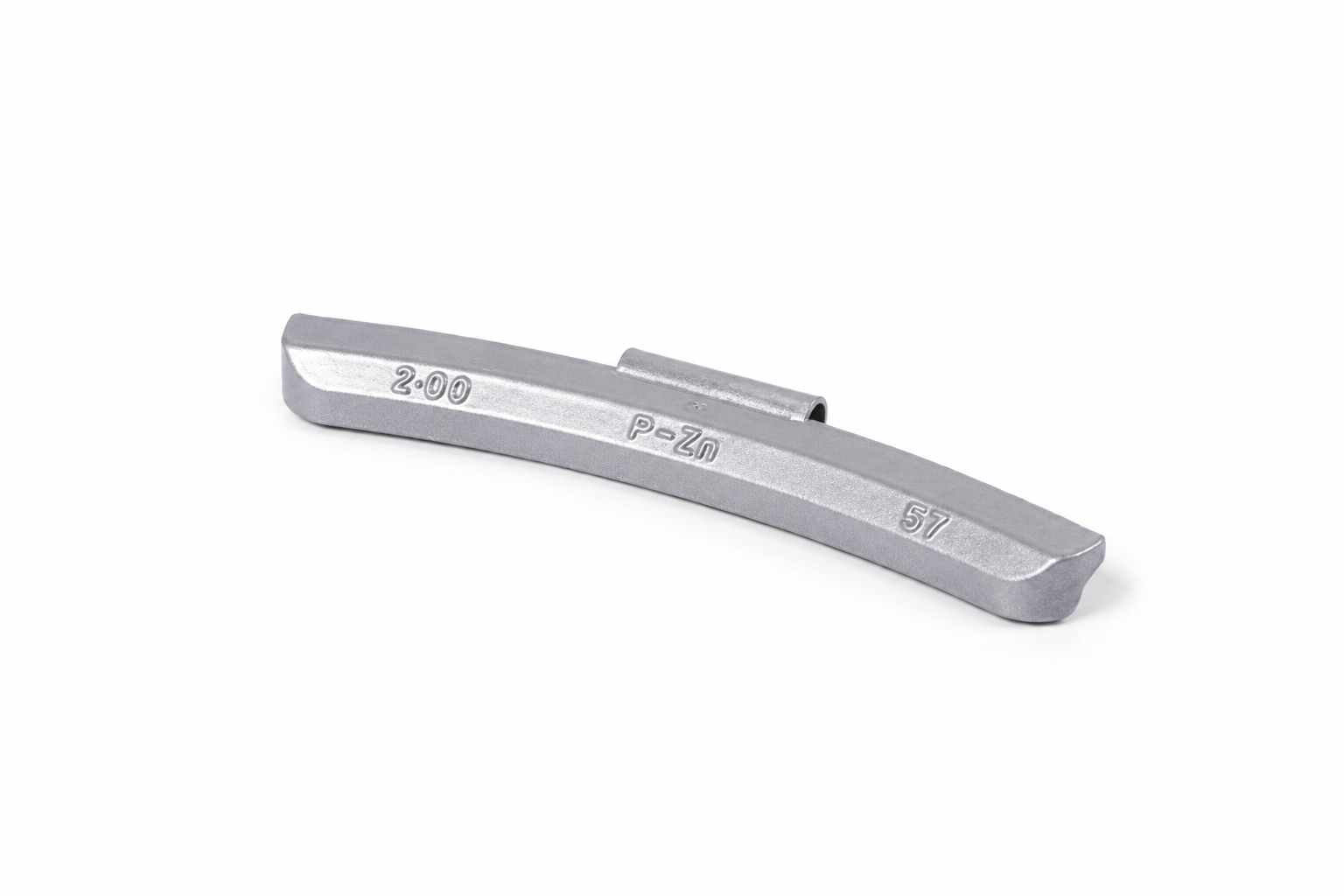 2.00OZ "P" ZINC CLIP-ON WHEEL WEIGHT