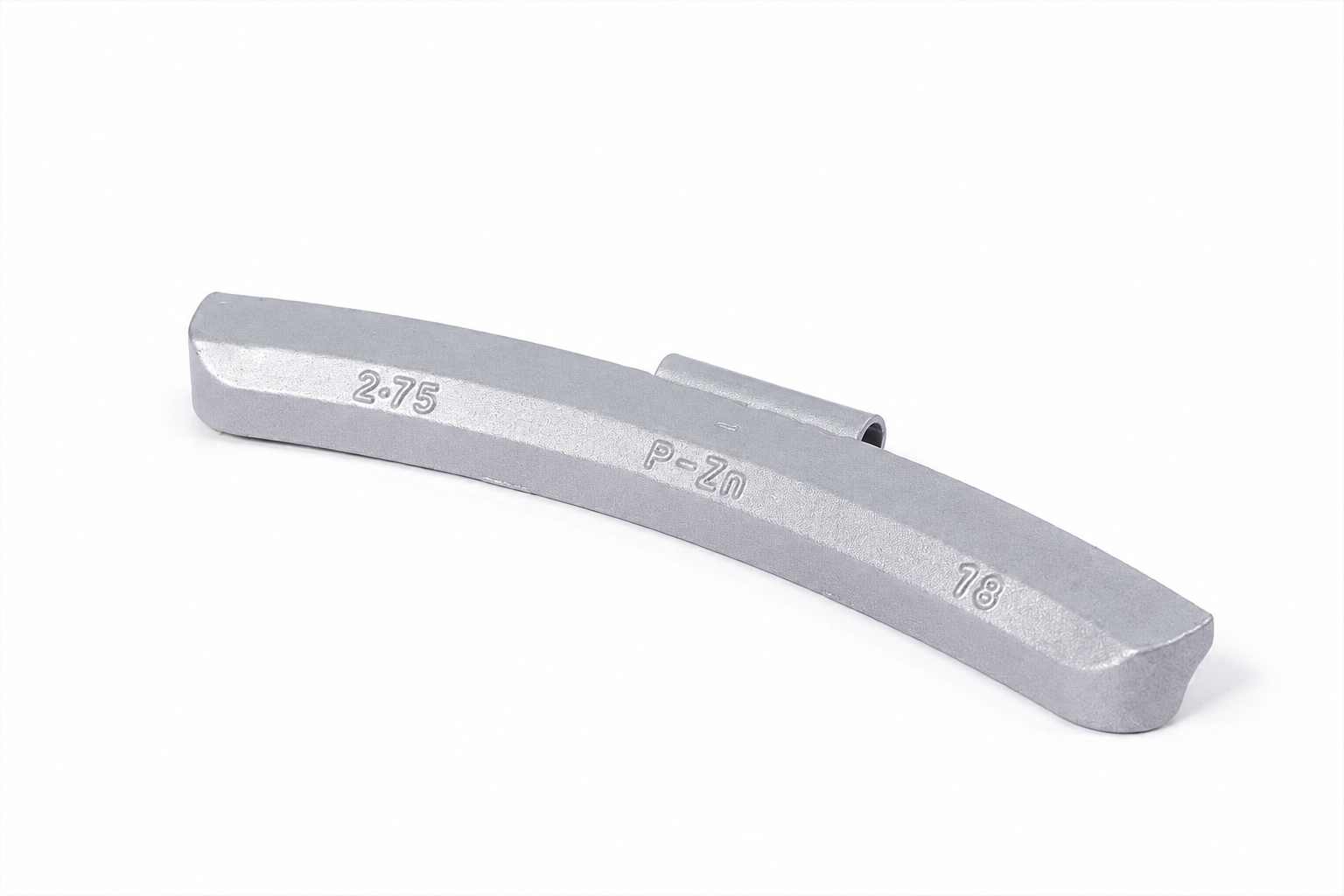 2.75OZ "P" ZINC CLIP-ON WHEEL WEIGHT