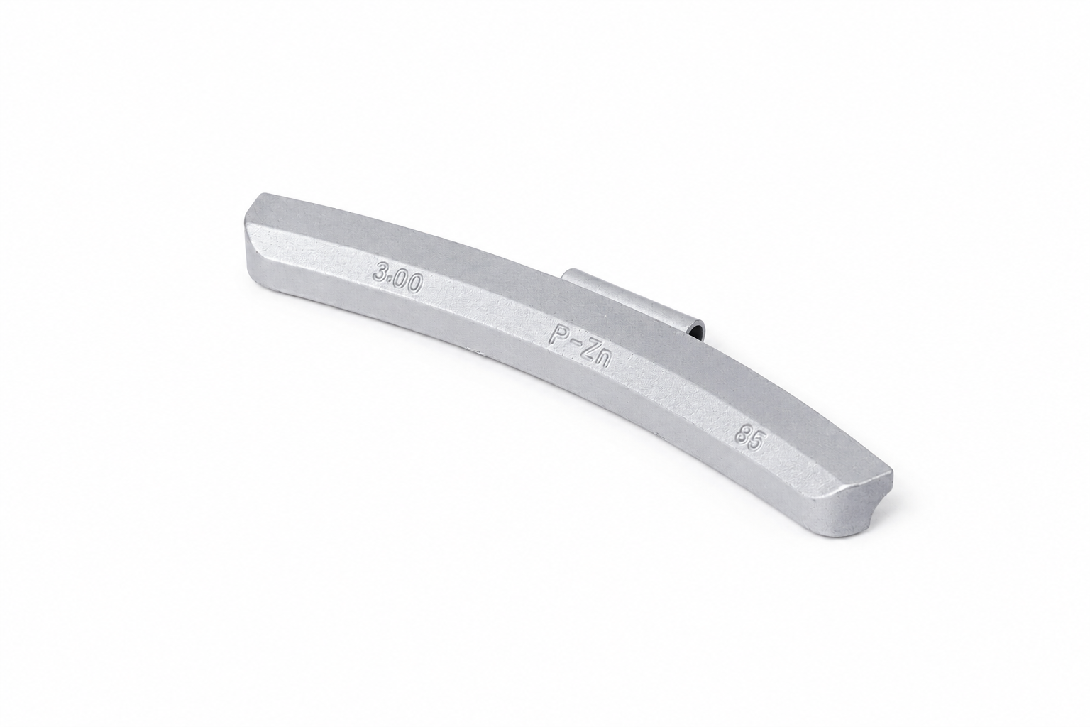3.00OZ "P" ZINC CLIP-ON WHEEL WEIGHT