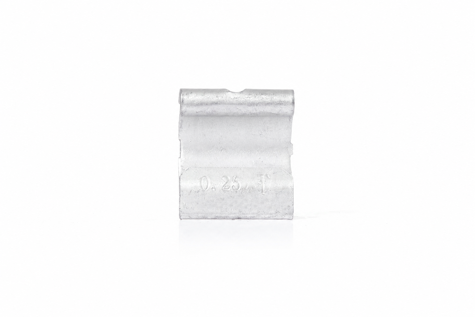0.25OZ "T" STEEL CLIP-ON WHEEL WEIGHT
