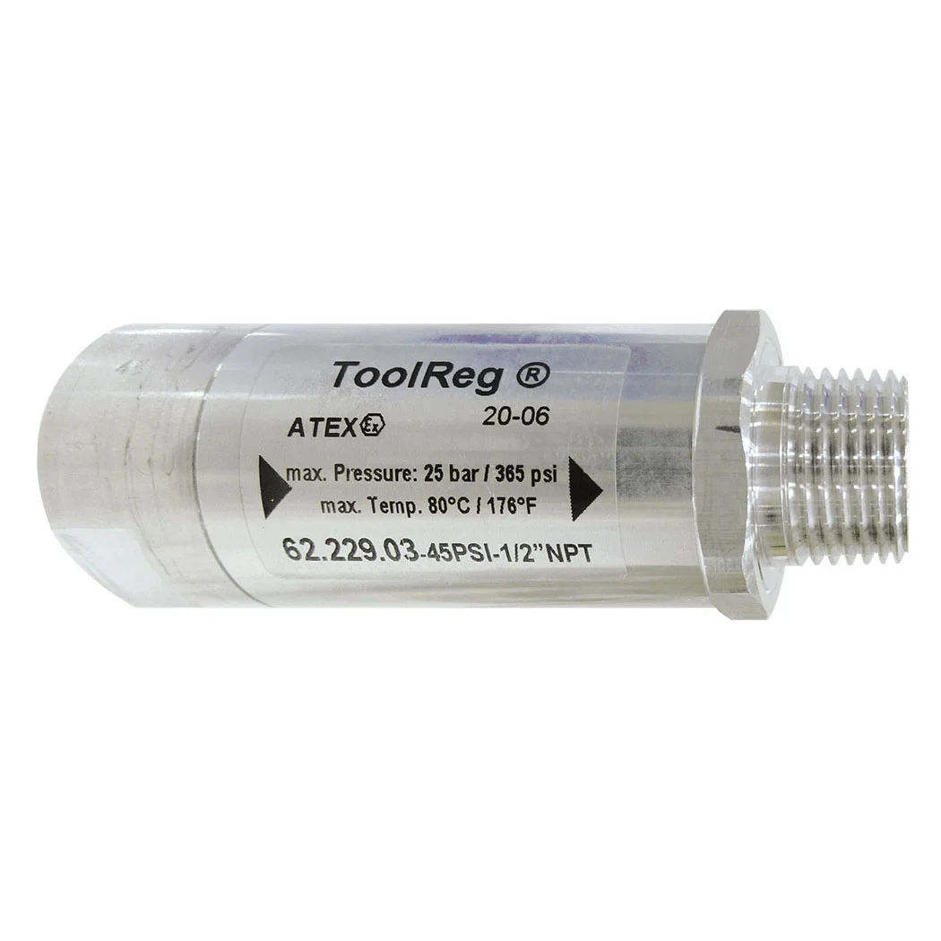 PRESET REGULATOR 1/2 (F-M) 90 PSI TOOLREG