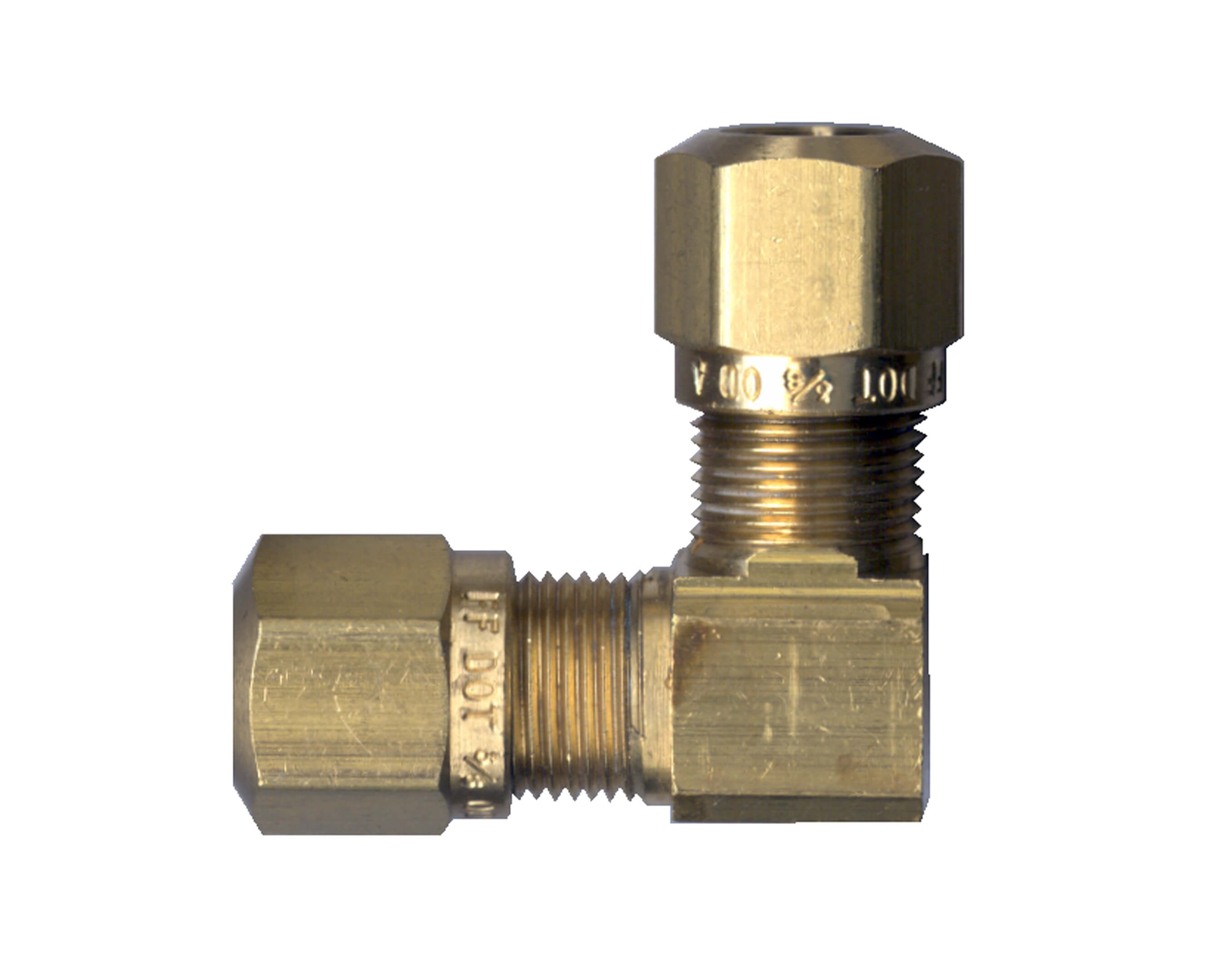 Brass DOT 45° Compression Elbow