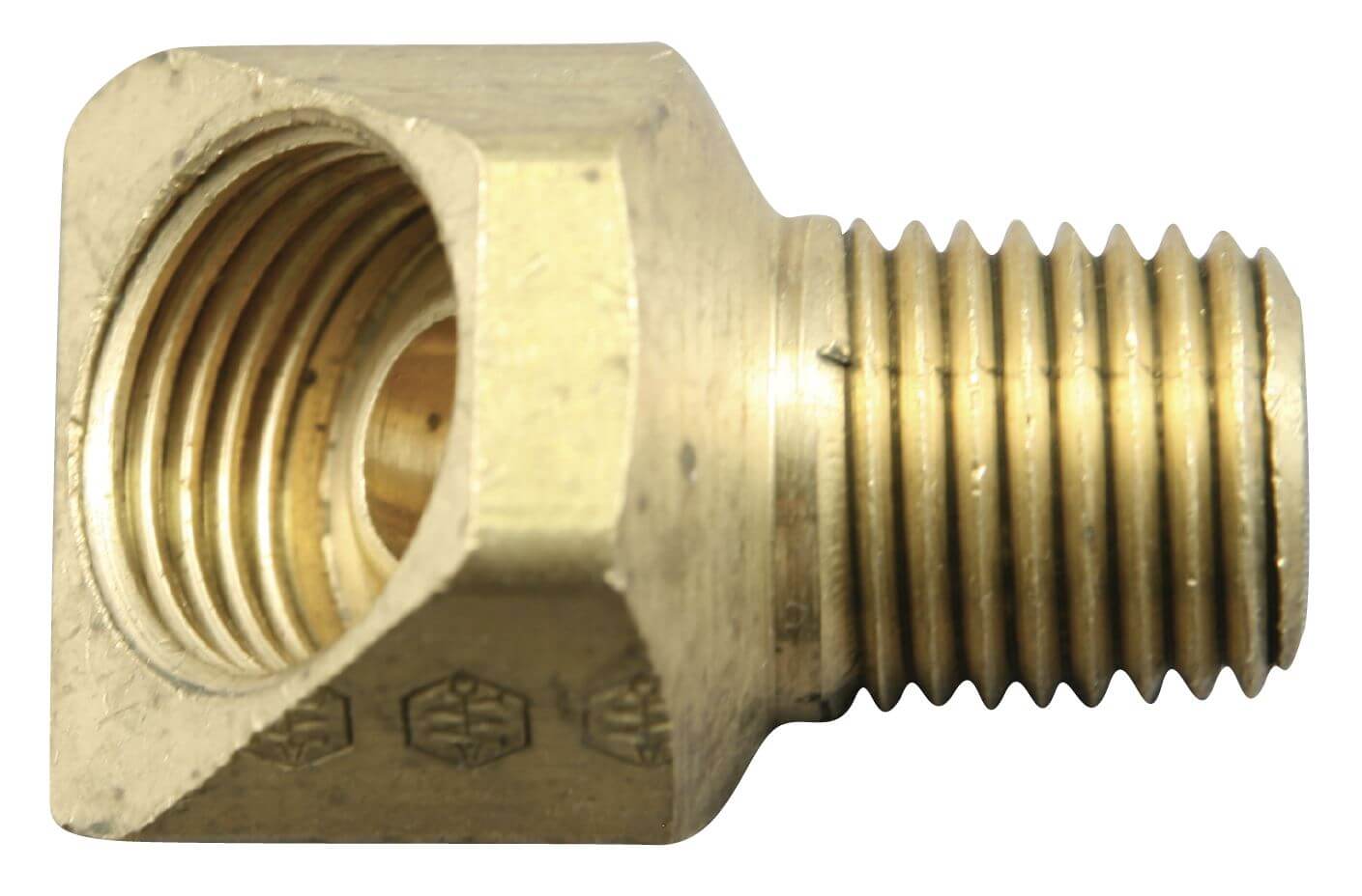 154-6B INVTR FLARE MALE 45ELBOW 45DEG 3/8T X 1/4P*