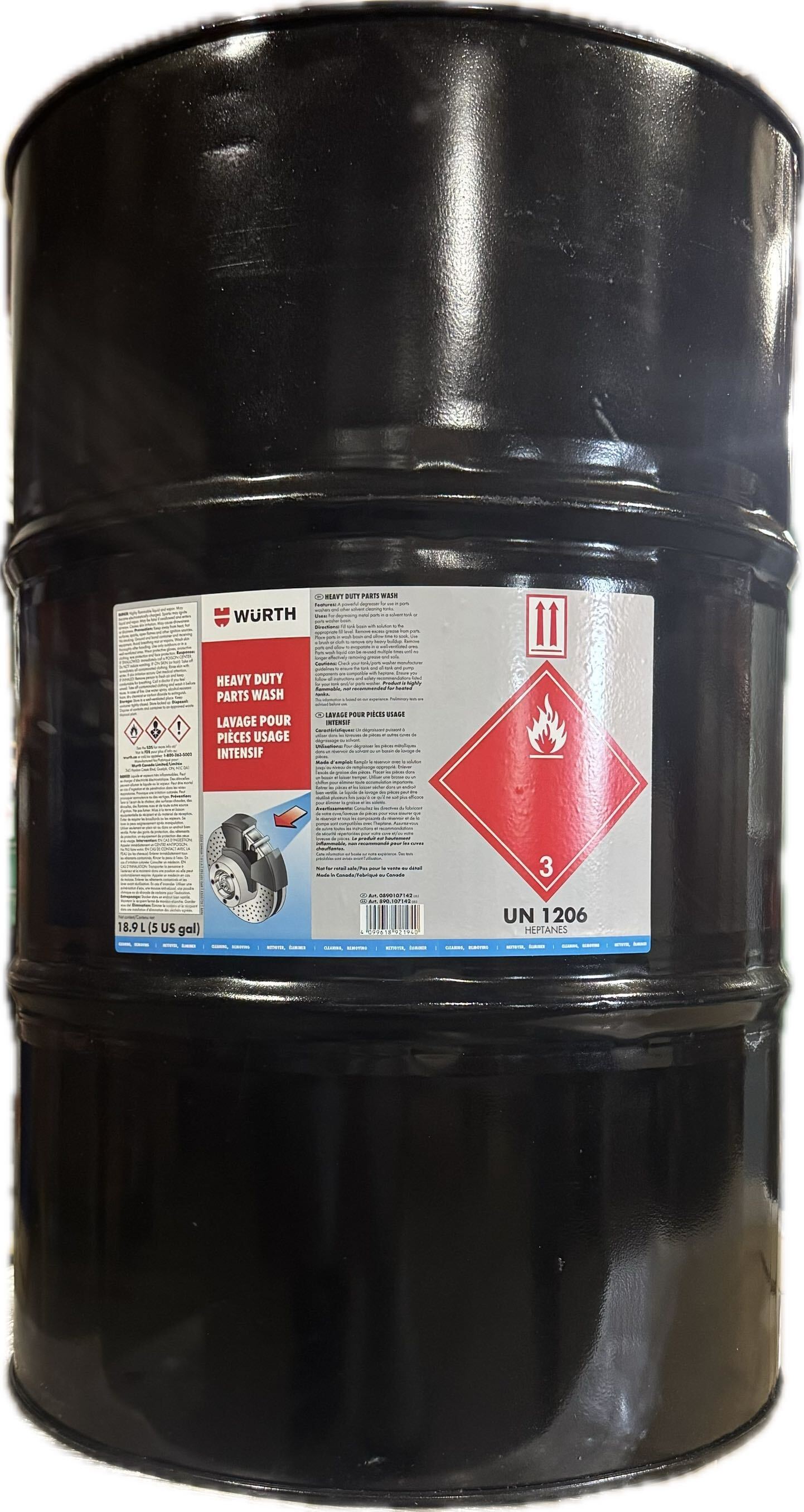 HEAVY DUTY PARTS WASH 205 L