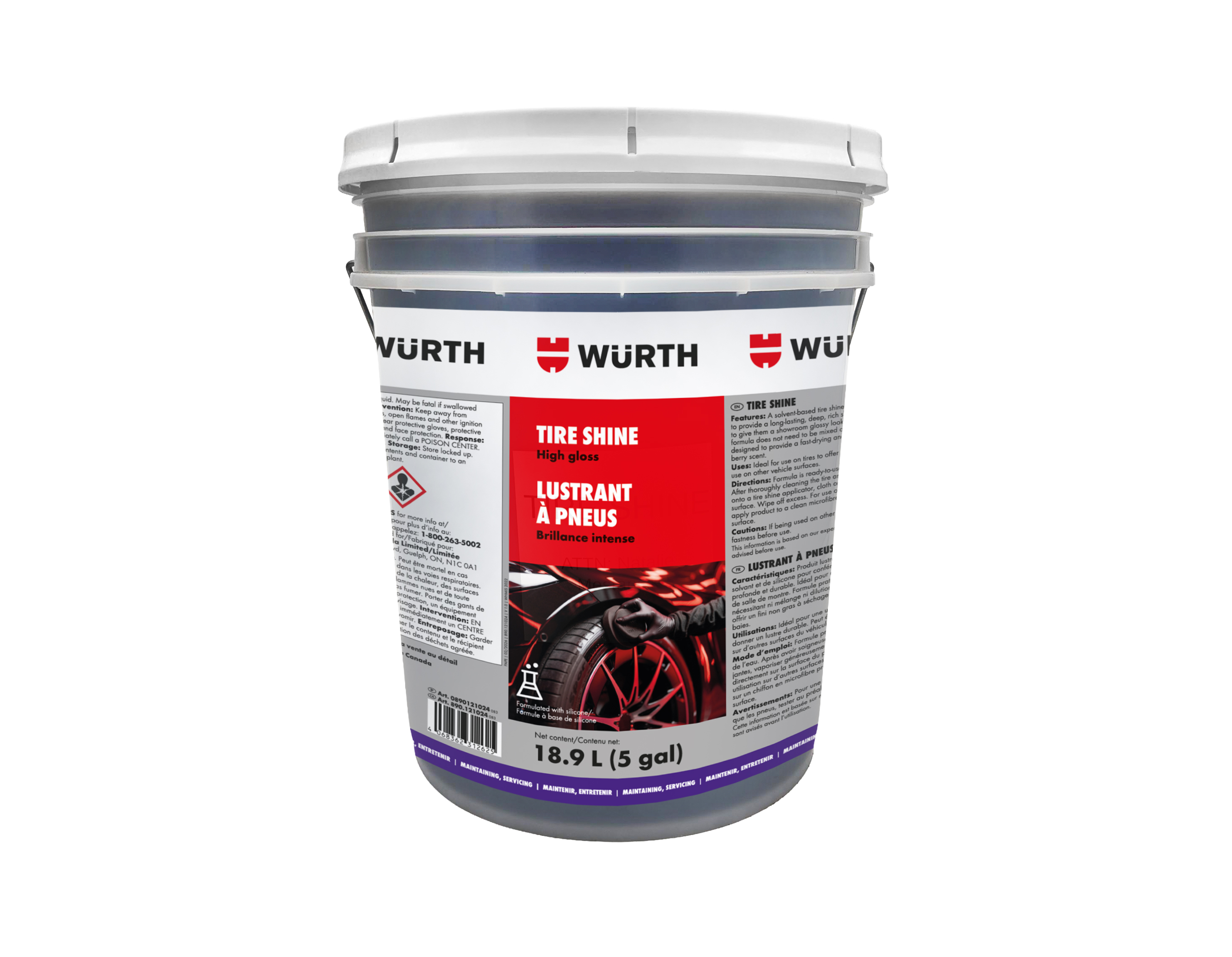 TIRE SHINE W/ SILICONE 18.9L