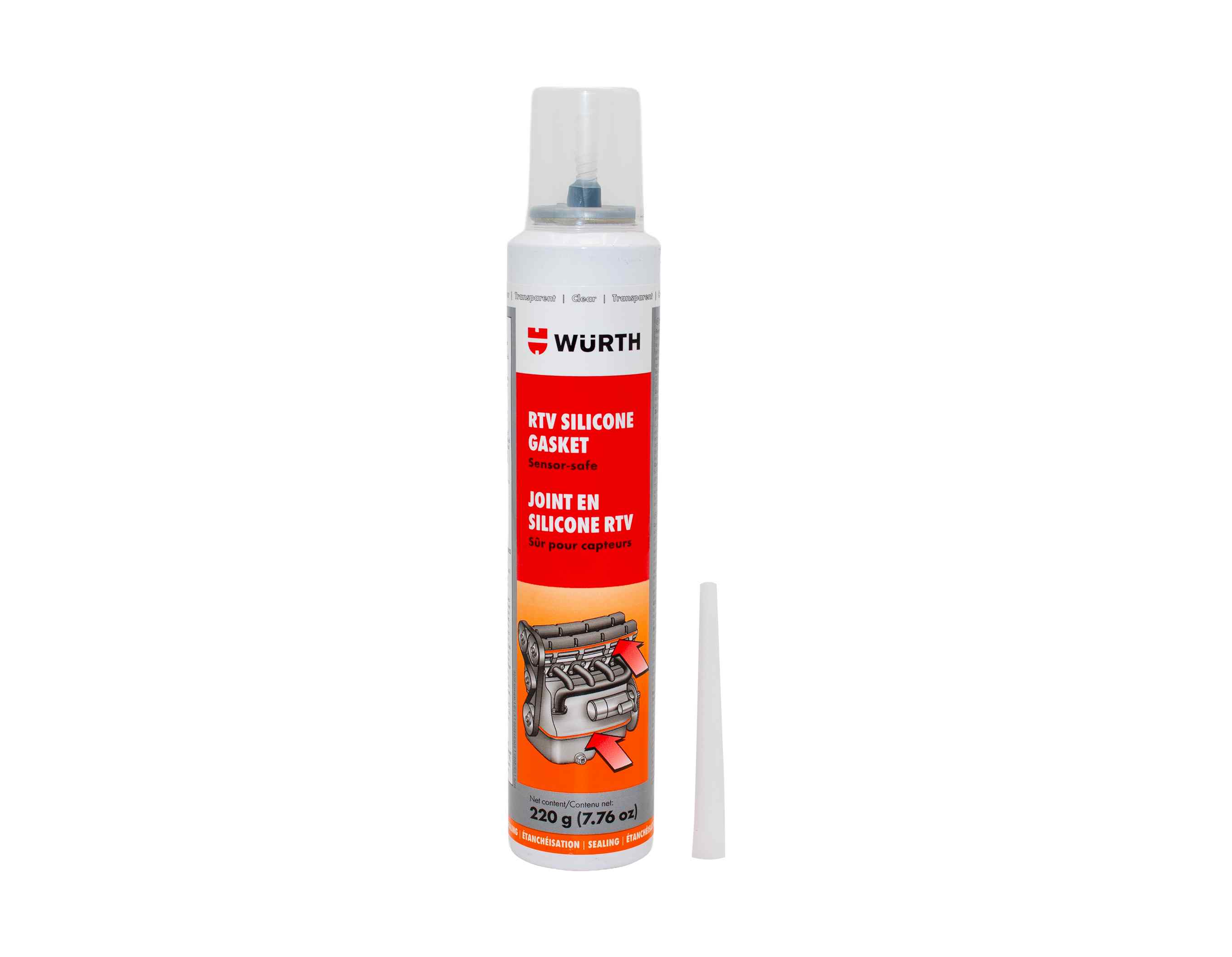 RTV SILICONE GASKET CLEAR 220G