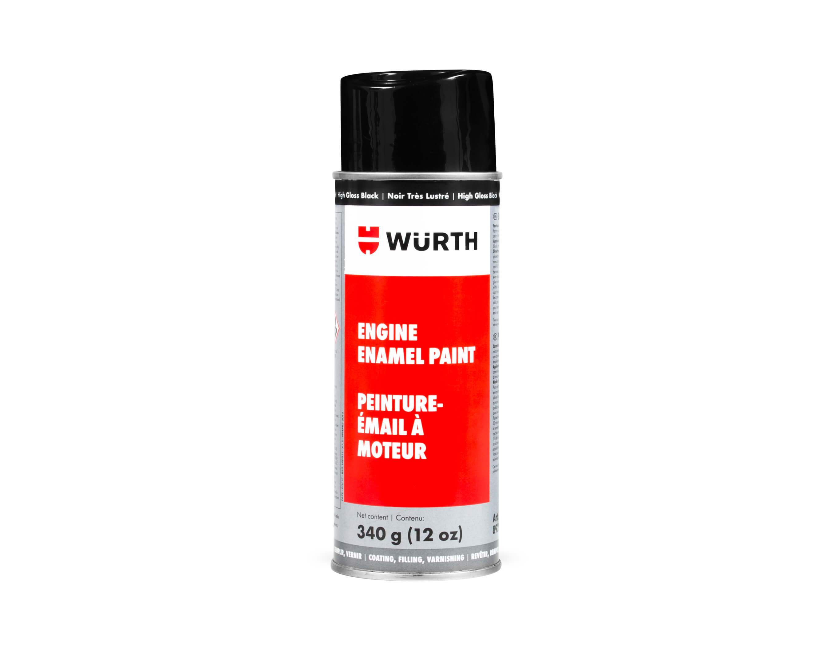 Engine Enamel Gloss Black 340 g
