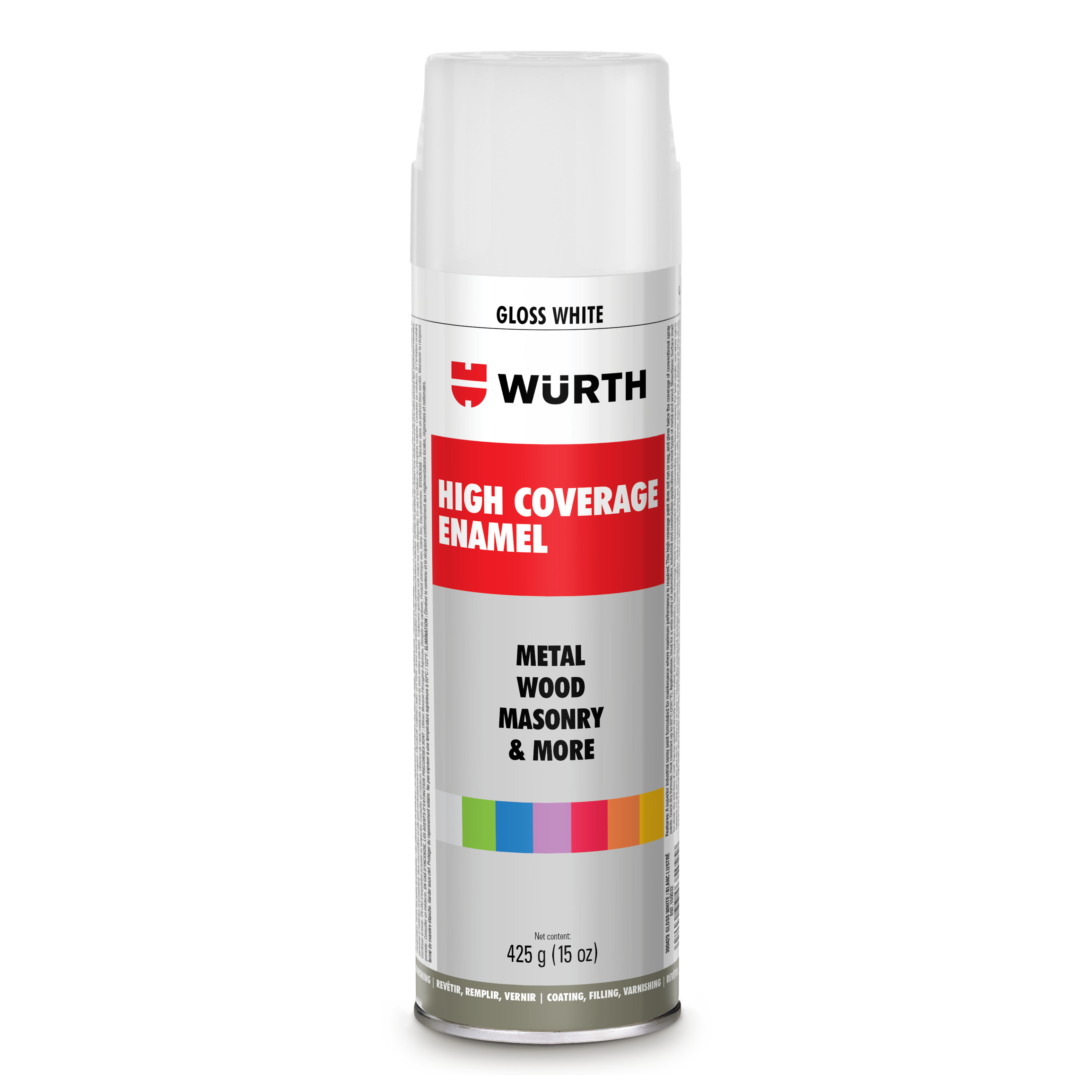 HIGH COVERAGE ENAMEL - GLOSS WHITE 425G