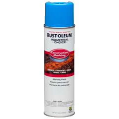 Water-Based Construction Marking Paint Caution Blu