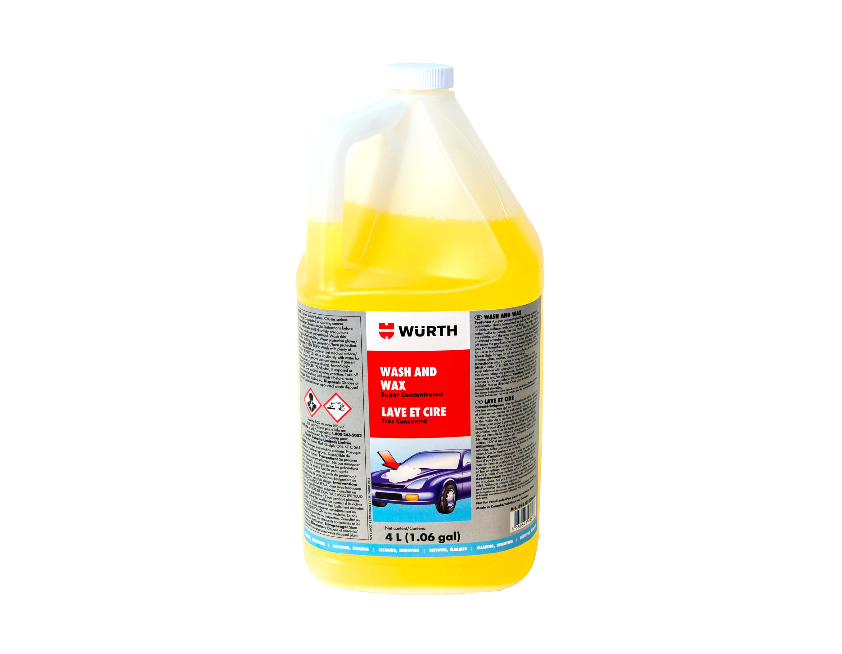 Wash & Wax Concentrate | Car Cleaning | Auto Detailing Supplies