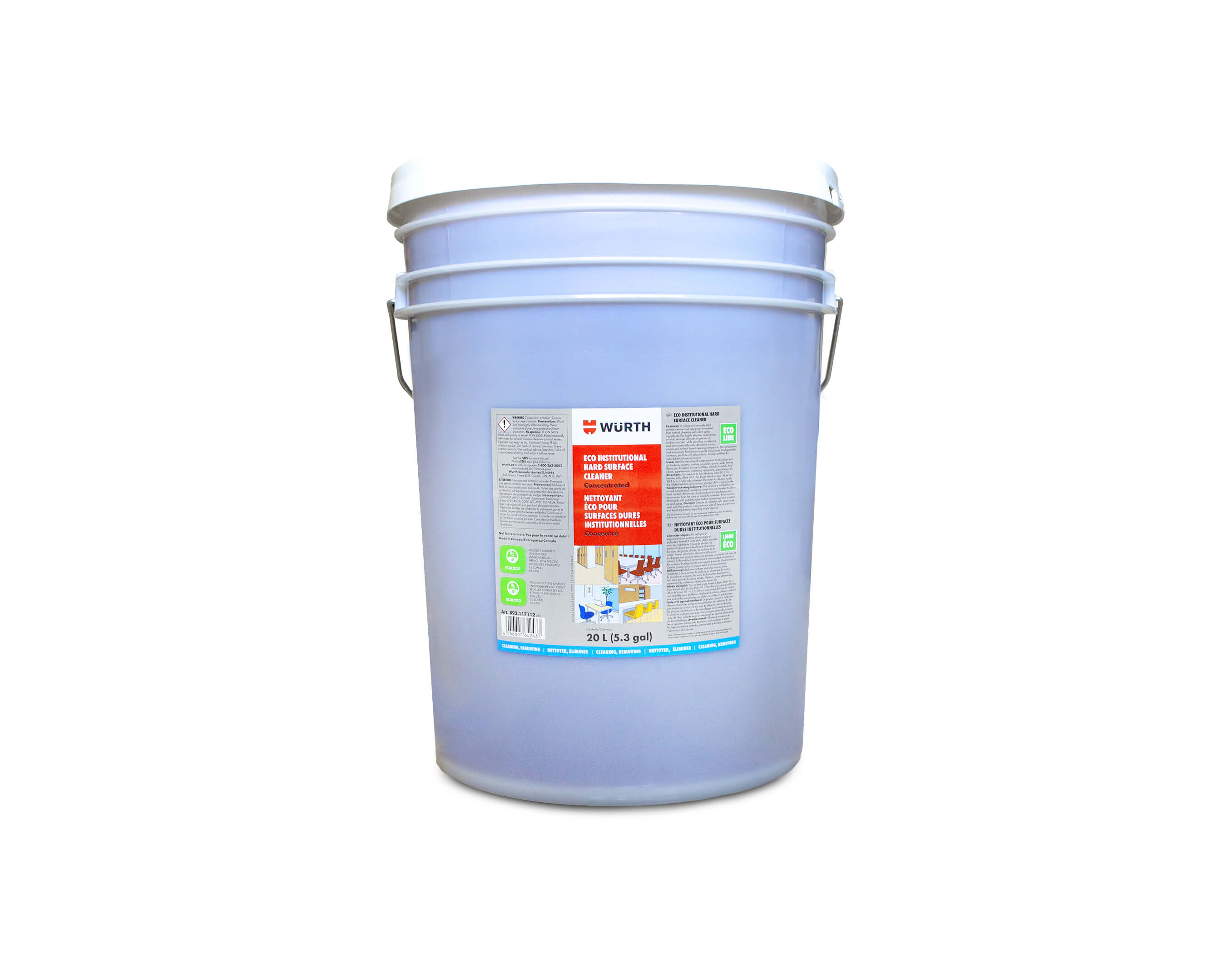 ECO INSTITUTIONAL HARD SURFACE CLEANER 20L CONCENTRATE
