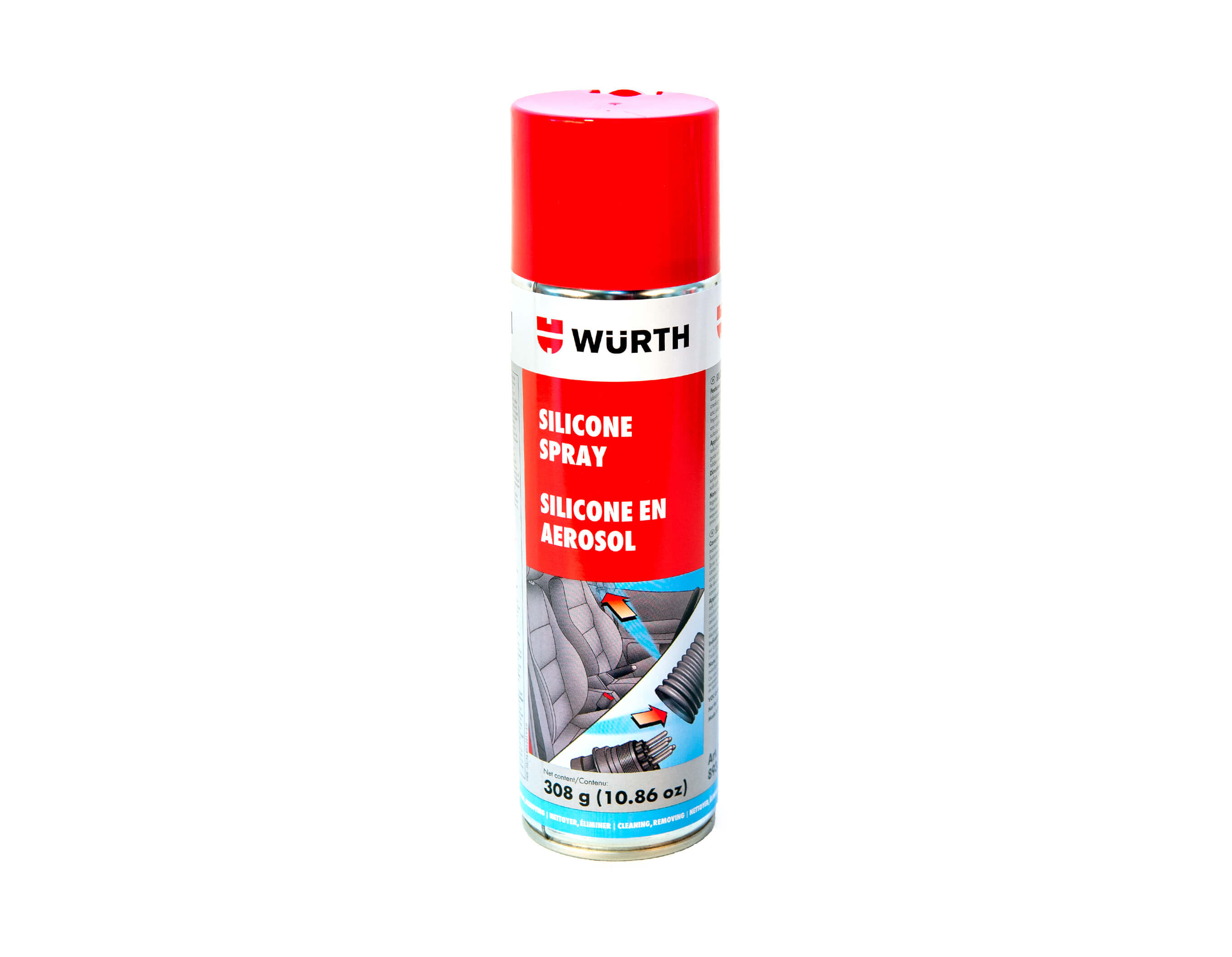 Silicona En Spray 500ml 3 Pz Protege Lubrica Wurth