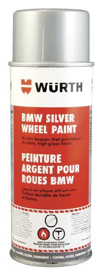 WHEEL LACQUER SILVER 12 OZ