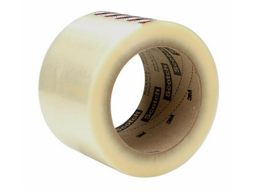 Scotch® Box Sealing Tape 371, Clear, 72 mm x 100 m