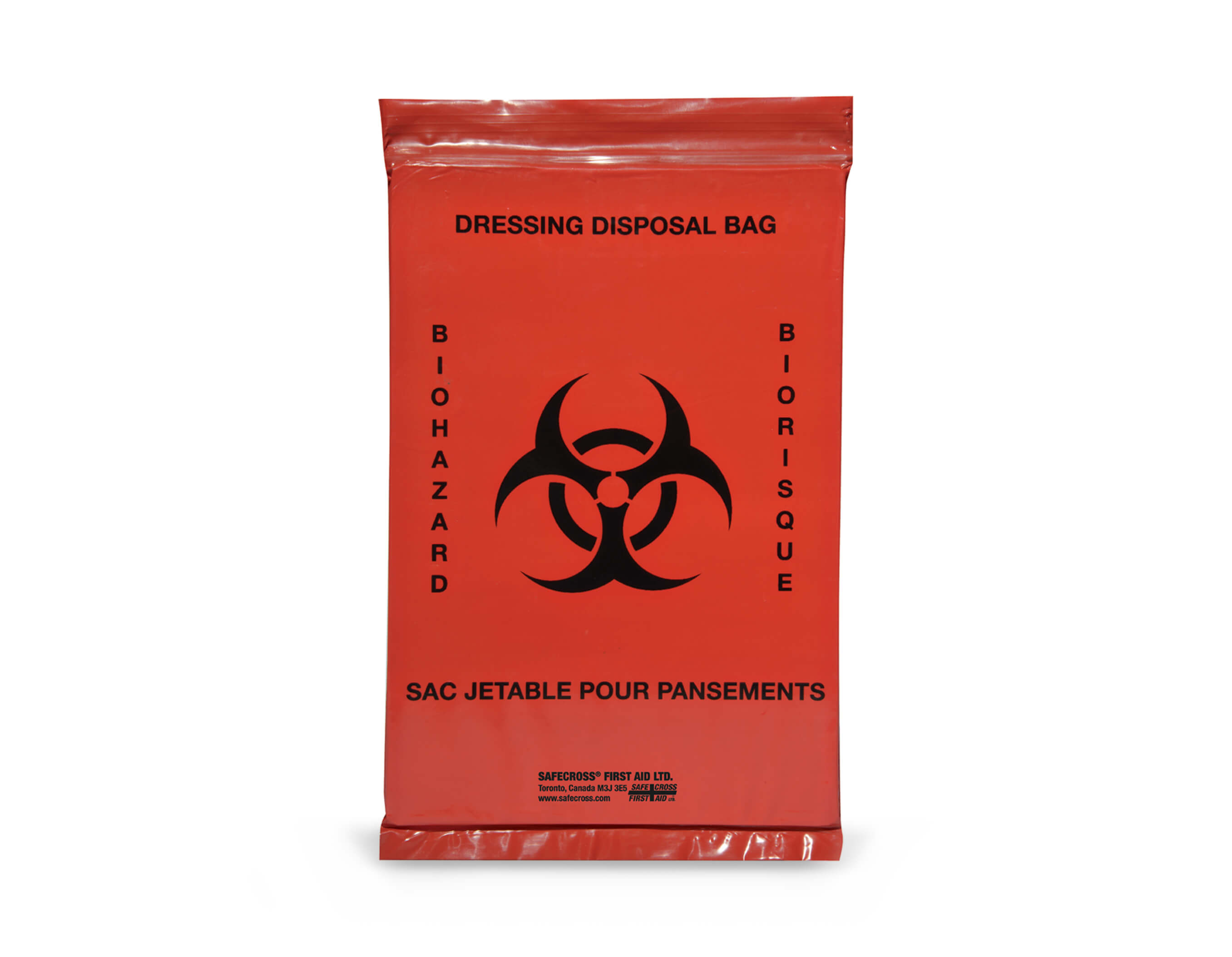 INFECTIOUS WASTE BAGS 15.2 X 22.9 CM 100/PK
