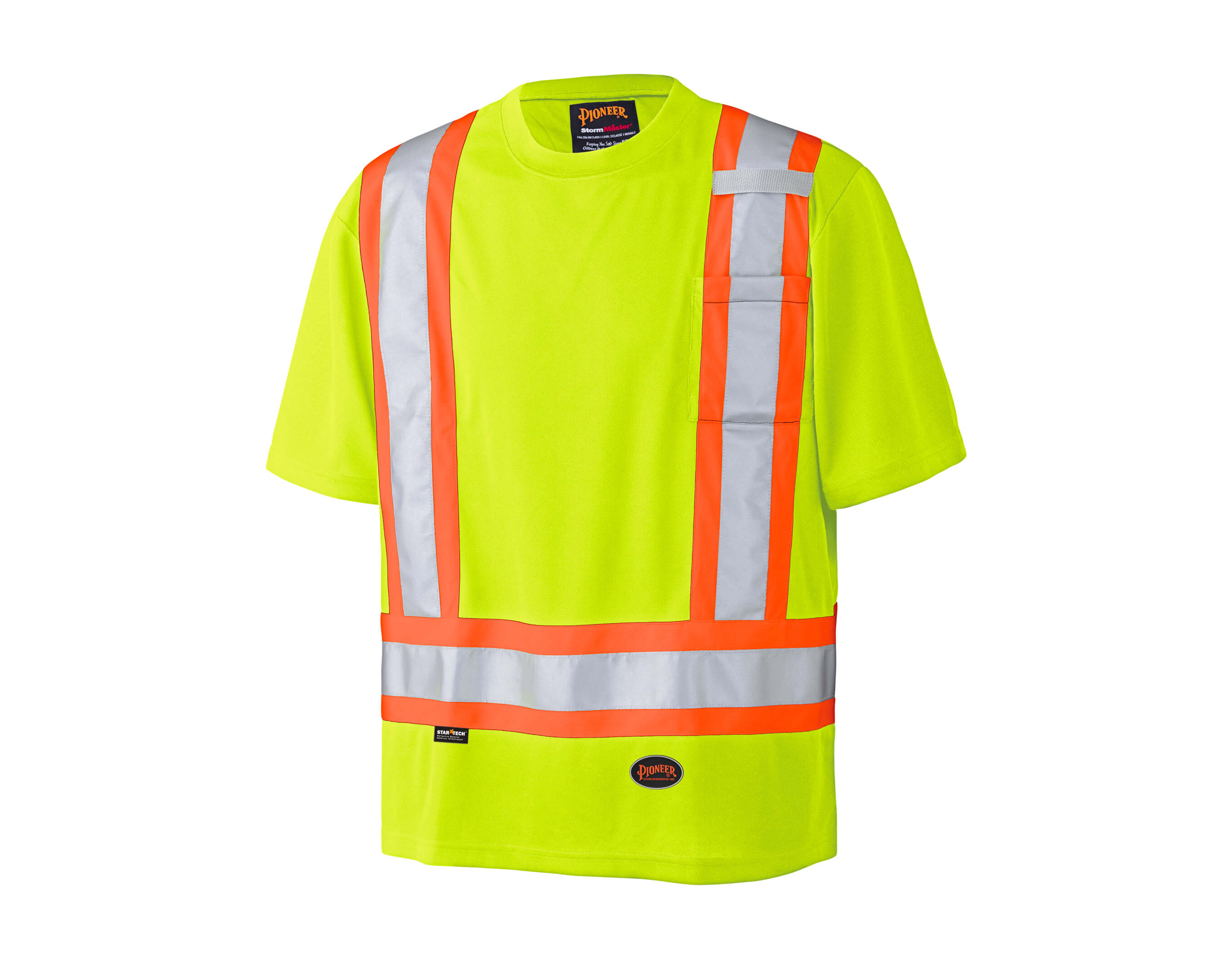 HI-VIS POLYESTER T-SHIRT S/S - YELLOW S