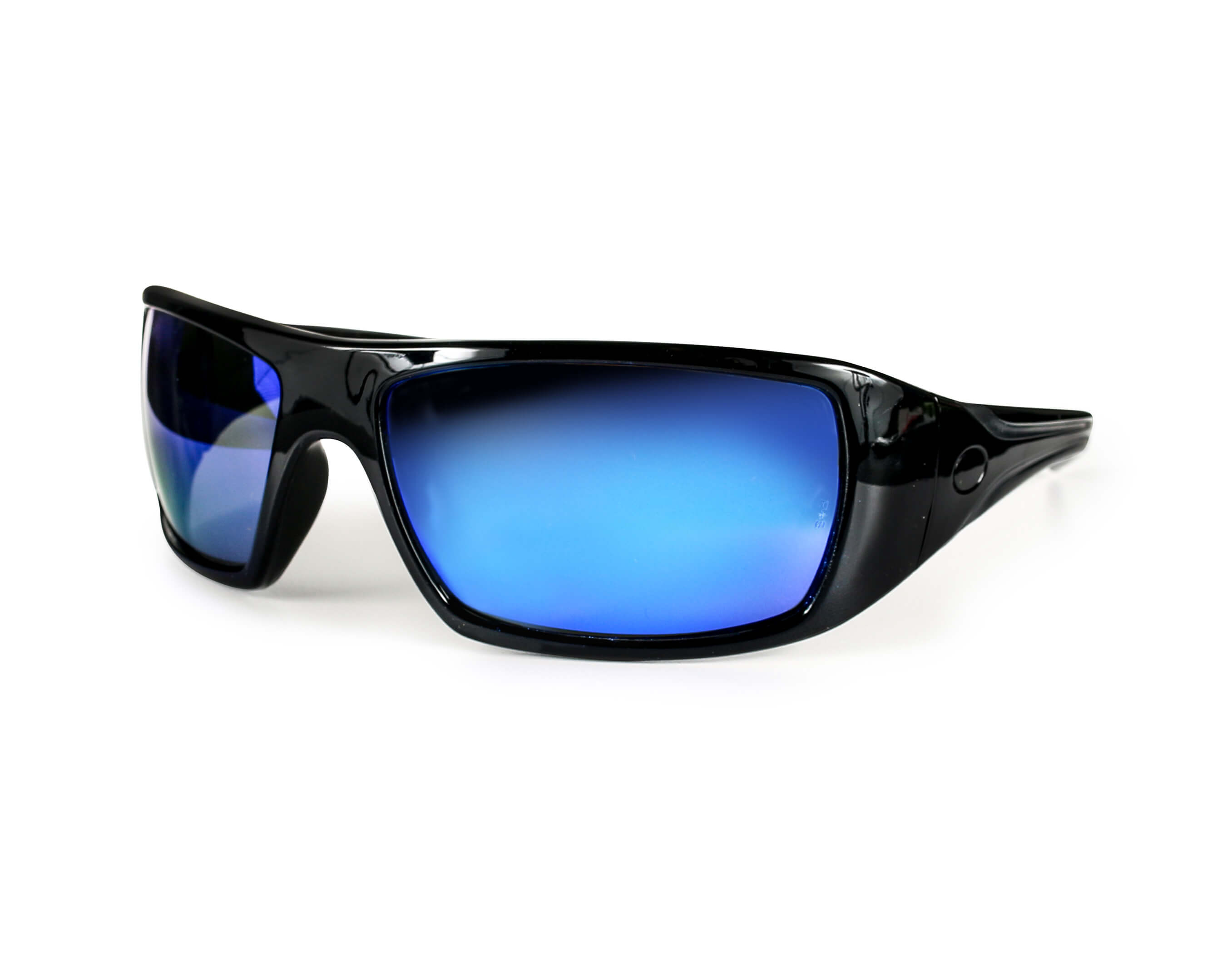 Pyramex® Zone II Safety Glasses — Silver Frame with Ice Blue Mirror Lens -  The Glove Warehouse
