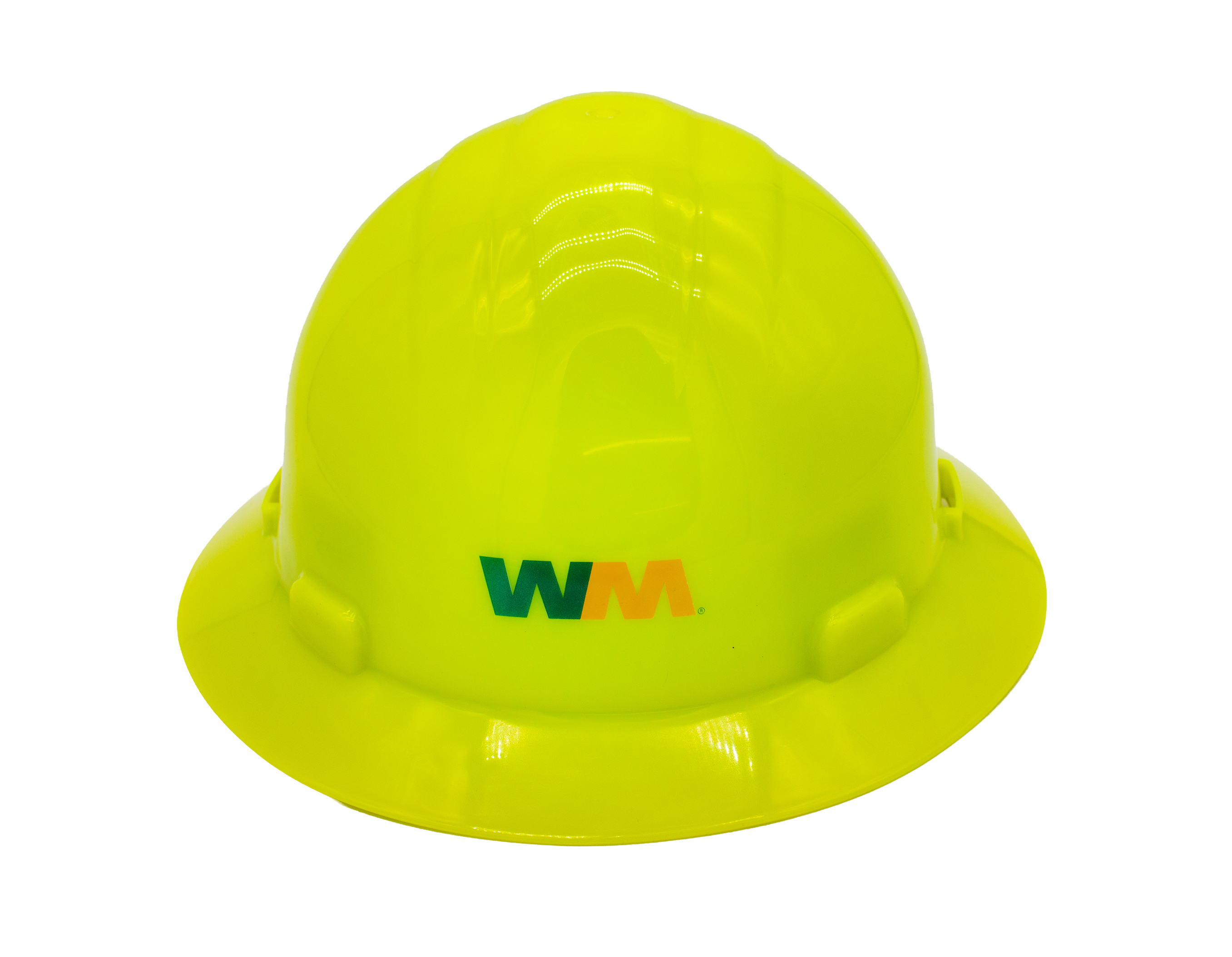 FULL BRIM HARD HAT TYPE 2 CLASS E - HIVIS LIME WM