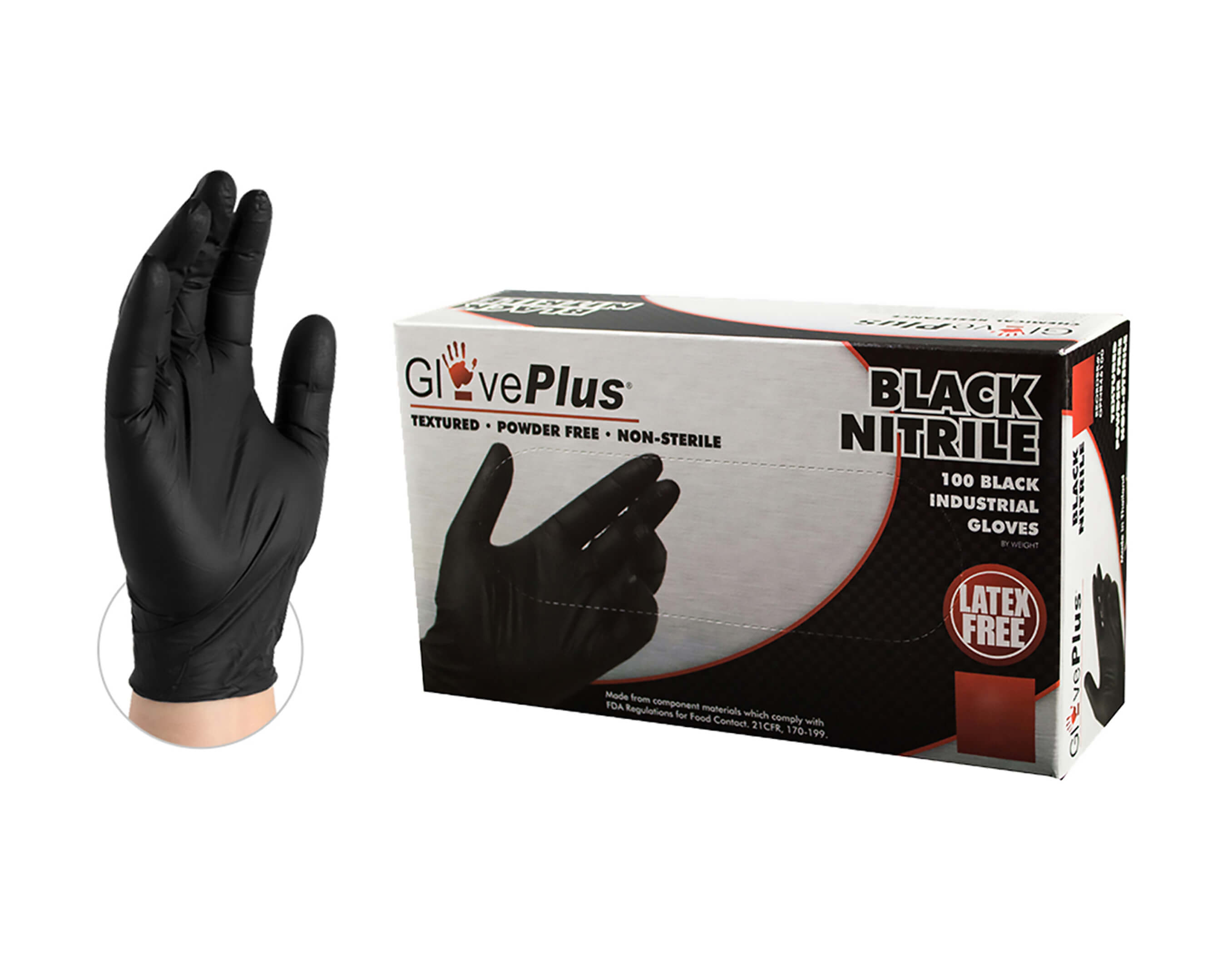 the safety director black nitrile gloves