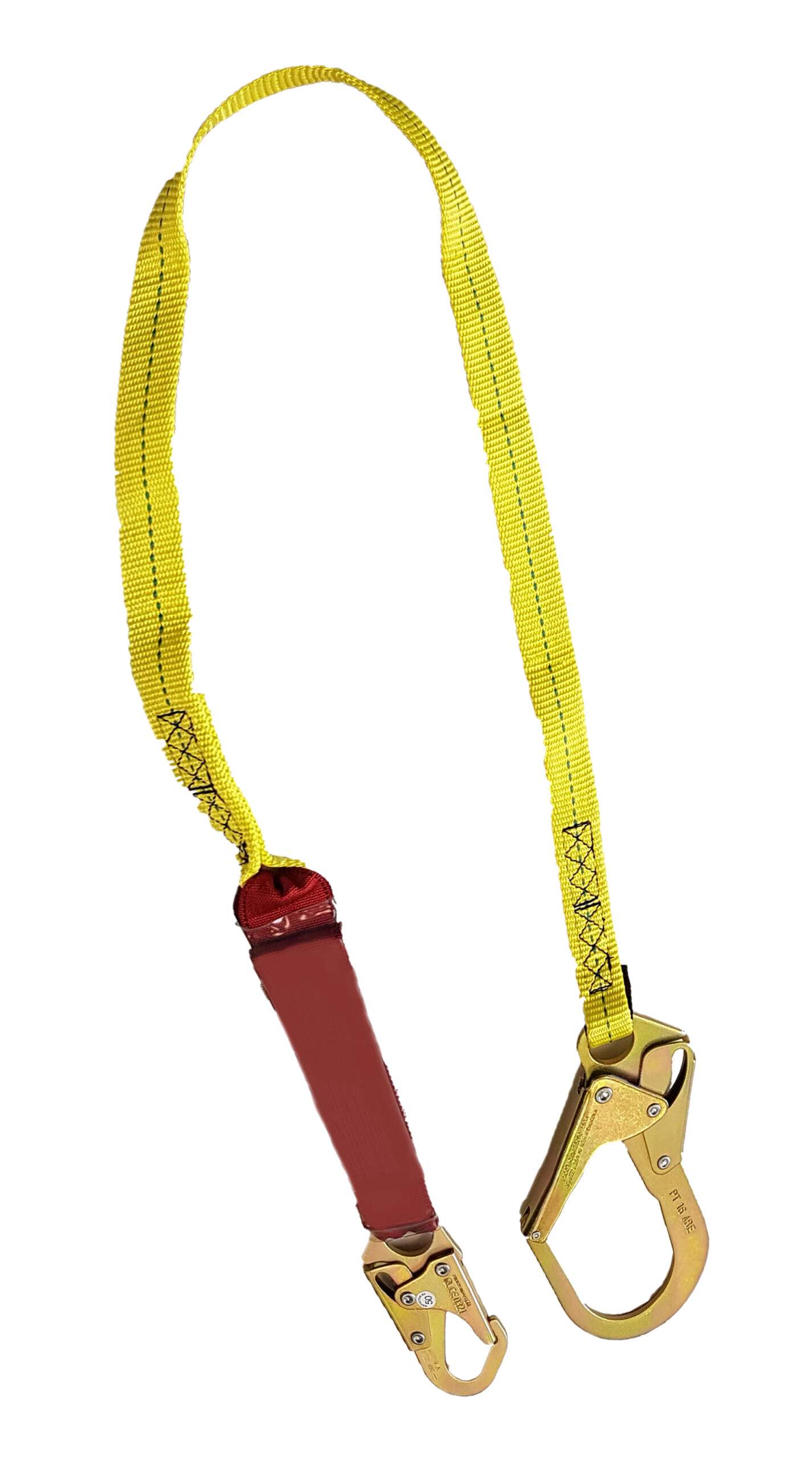 6' External Shock Lanyard w/ Rebar Hook
