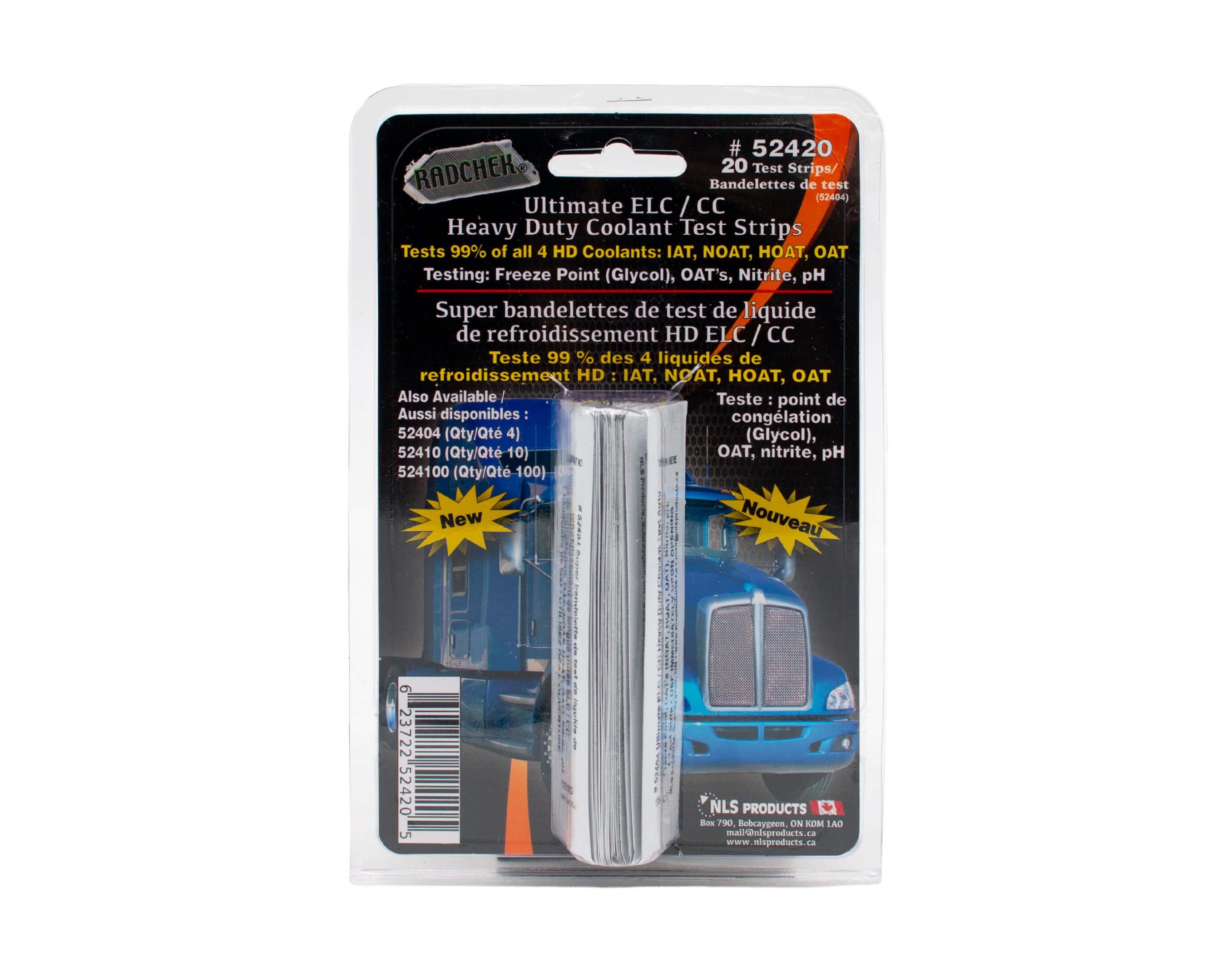 RADCHEK HD COOLANT TEST STRIP 20/PK