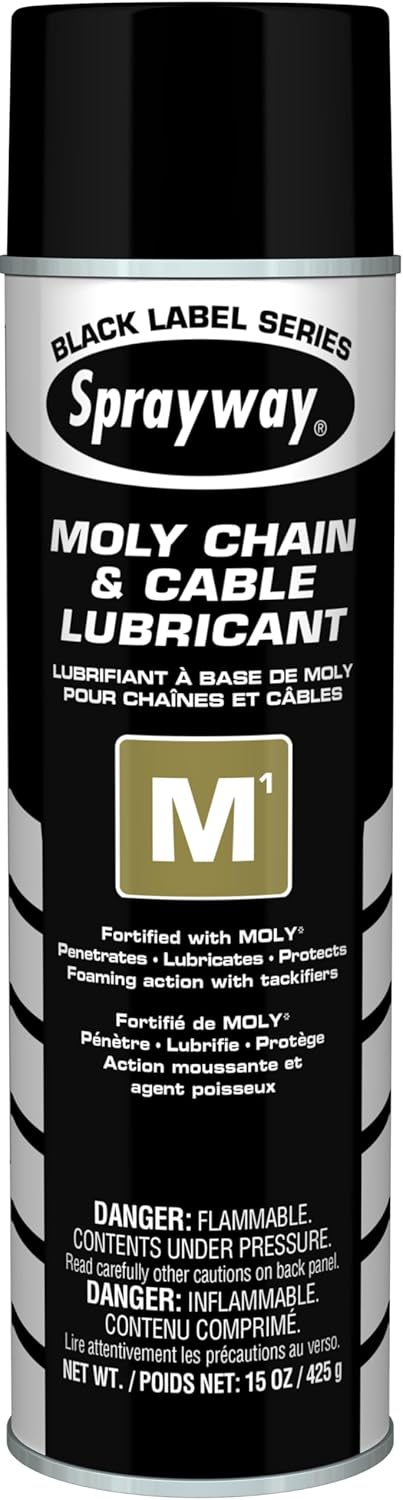 MOLY CHAIN & CABLE LUBRICANT 15OZ/425G