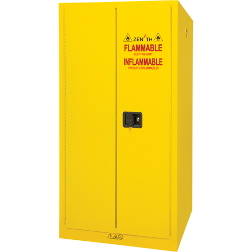 FLAMMABLE STORAGE CABINET 60GAL 65'' YELLOW