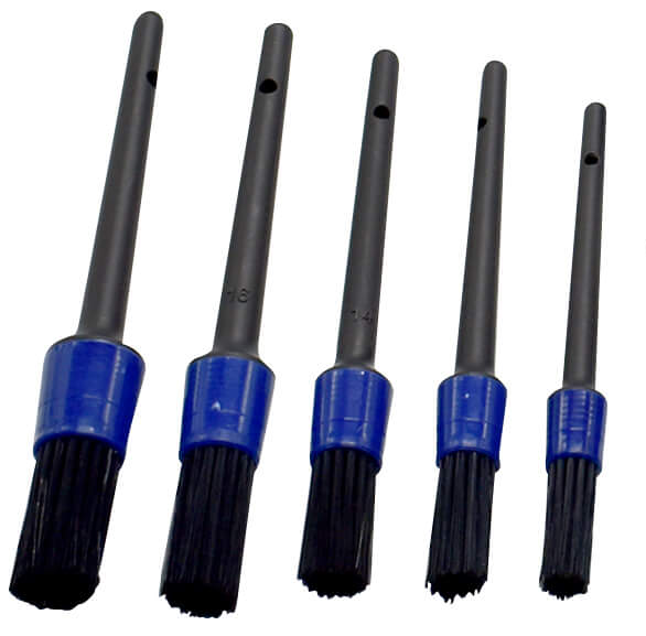 5pc Car Detailing Brush Set (24, 23, 22.5, 22, 20cm)