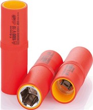 INSULATED 3/8" 15MM SOCKET LONG