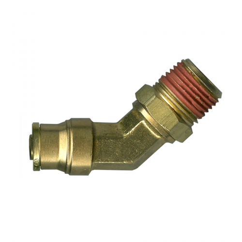 PCDOT74SW-10D AIR BRAKE PUSH 45ELB SWIVEL 5/8TX1/2P