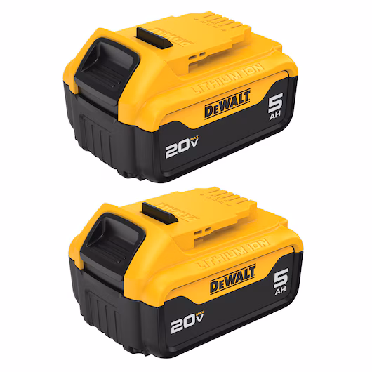 20V MAX Li-Ion Battery 2-Pack (5.0 Ah)