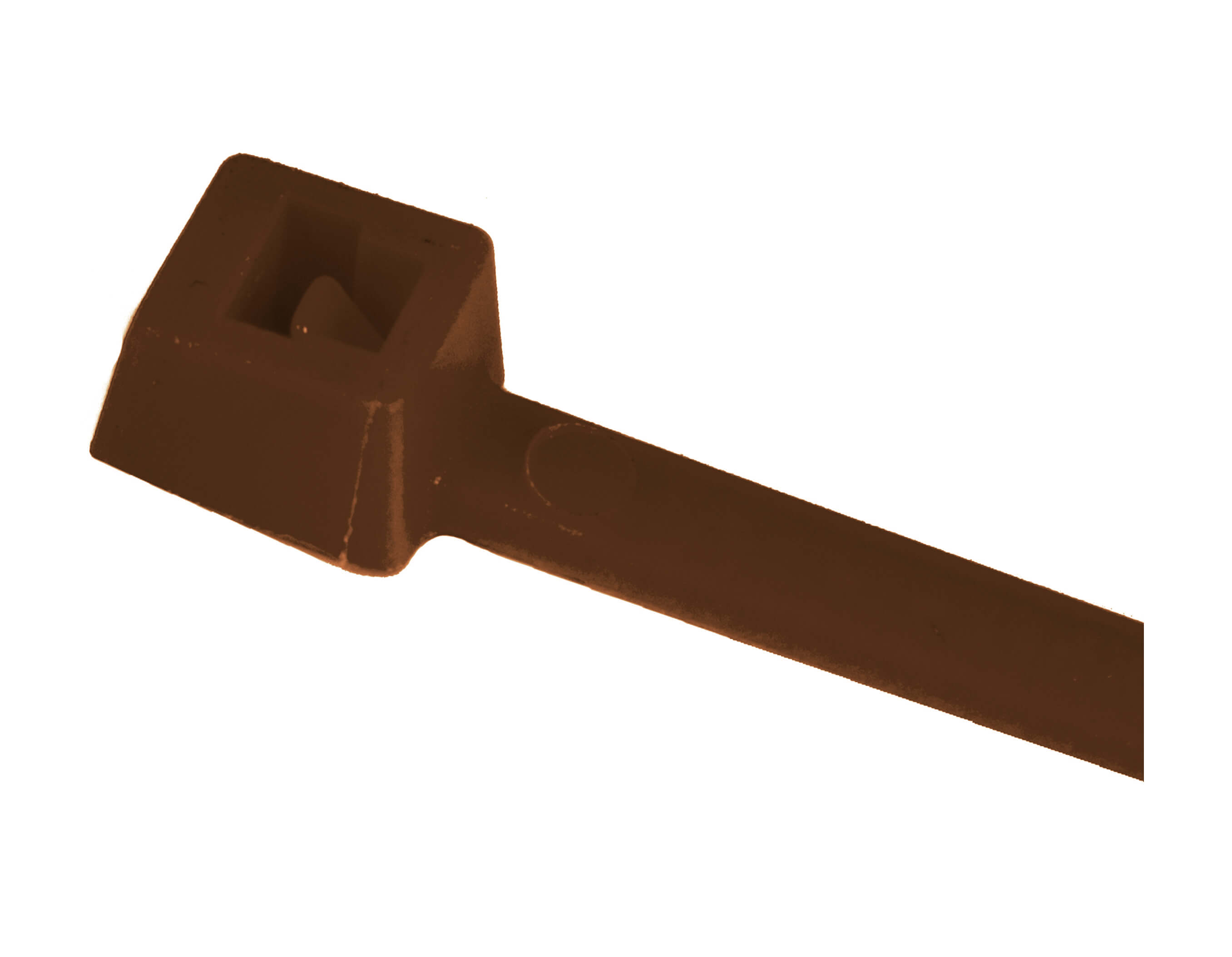 CABLE TIE 7.5'' 50LB SOLID BROWN 100PK