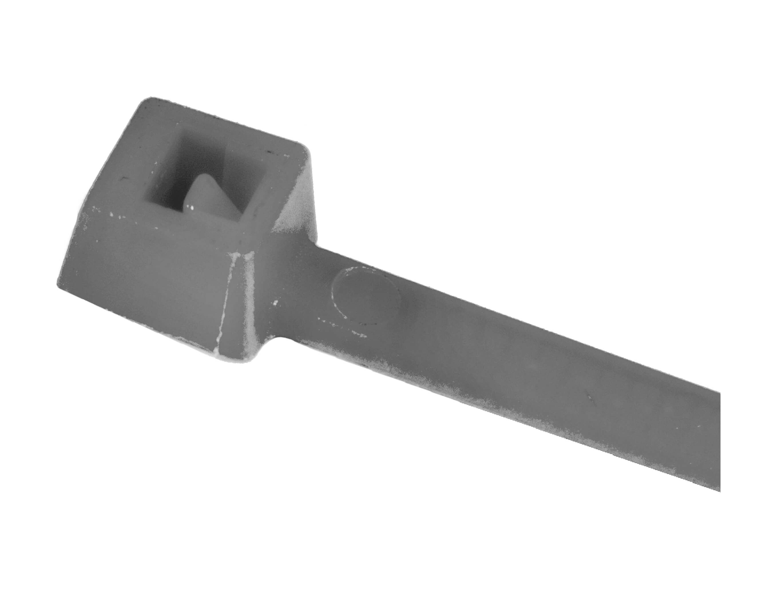 CABLE TIE 7.5'' 50LB SOLID GREY 100PK