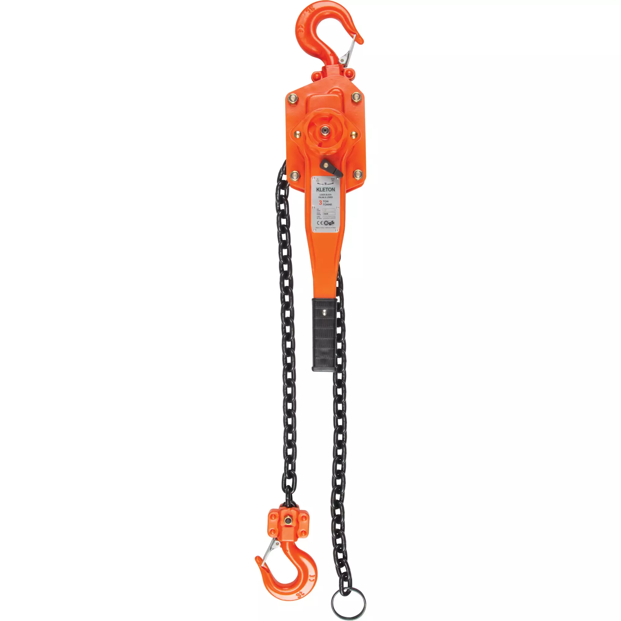 Lever Hoist 10' Lift 3000 lbs.(1.5T)Cap Alloy