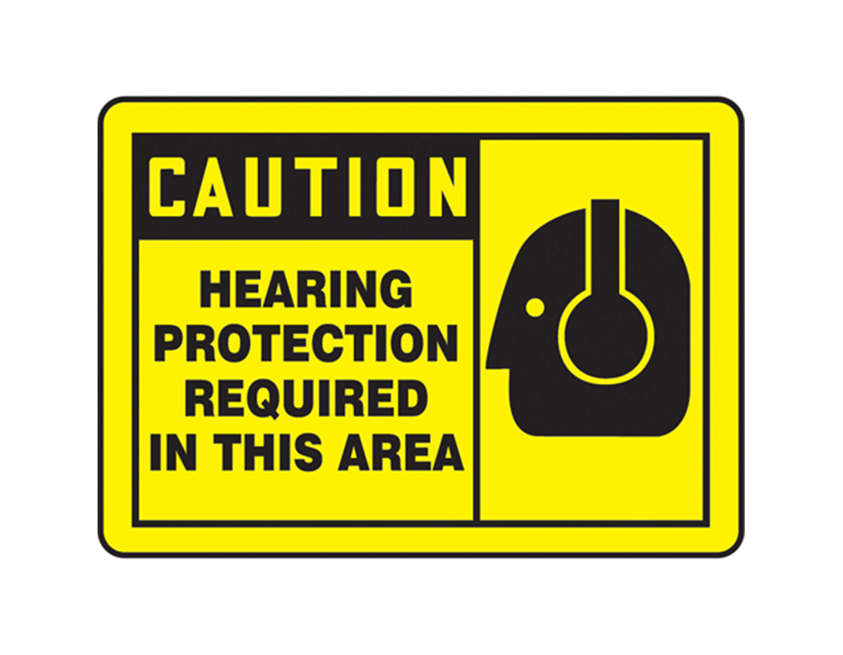 "Hearing Protection Required" Sign