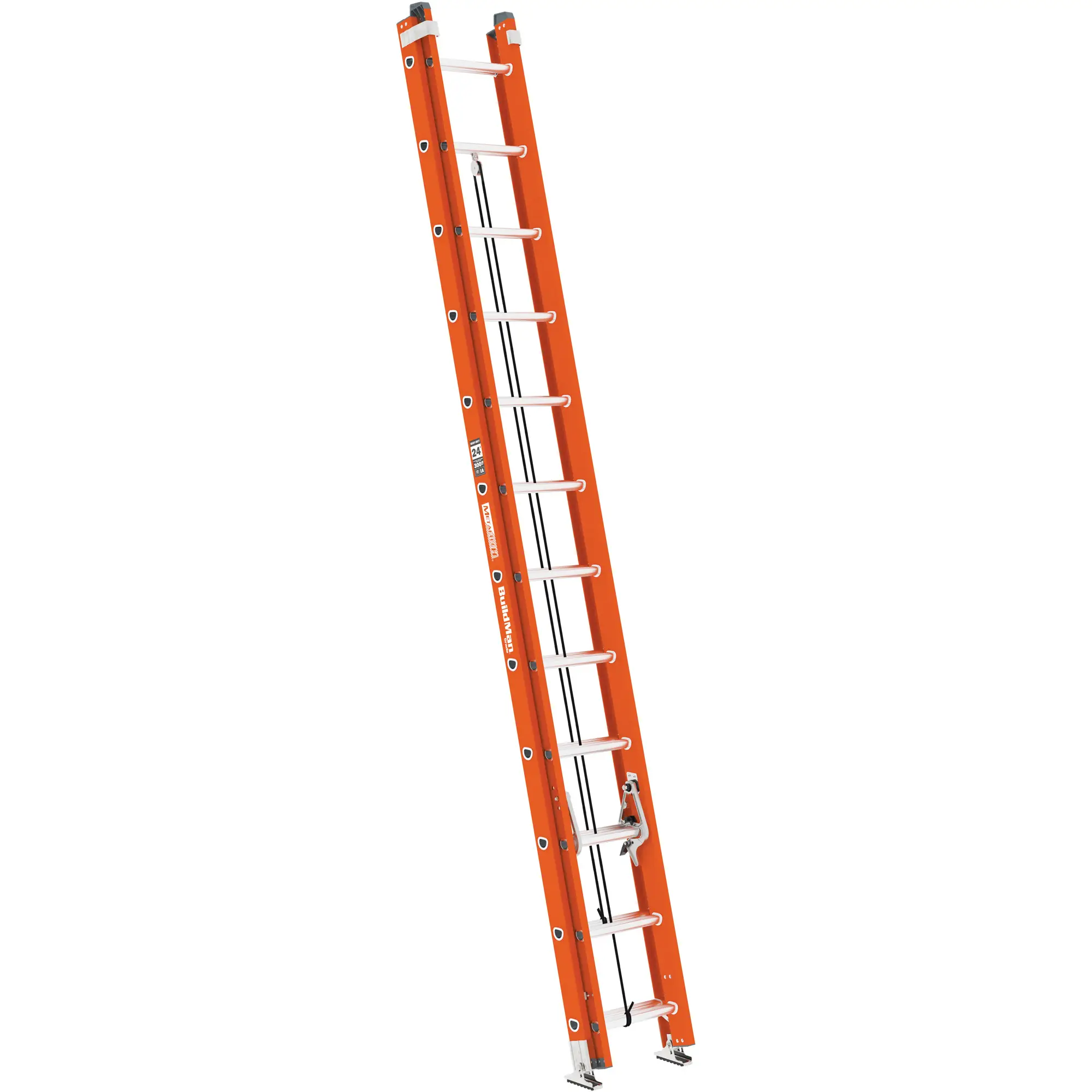 Ext.Ladder 300 lbs. Cap. 24' H, Grade 1A