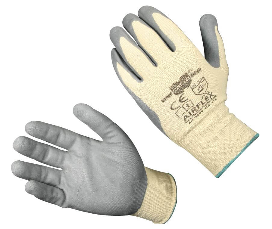 Foam Nitrile Dipped Gloves L Air Flex Safety Supplies Shop Wurth