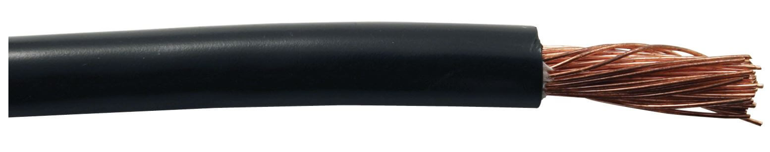 STANDARD BATTERY CABLE 1/0 BLACK 25FT