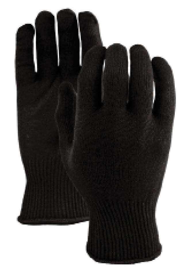 Black Magic seamless snug-fitting knit glove OS
