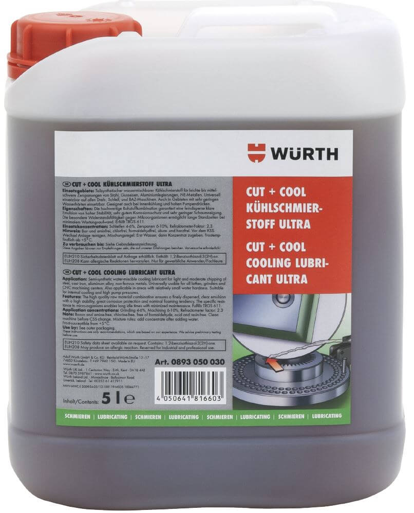 CUT + COOL COOLING LUBRICANT CONCENTRATE 5L