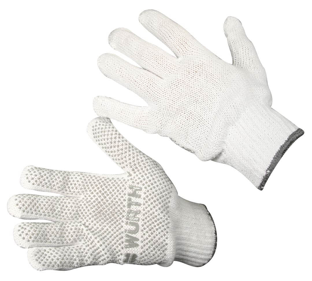 PVC Dotted Cotton Gloves, XL Safety Supplies Shop Wurth Canada