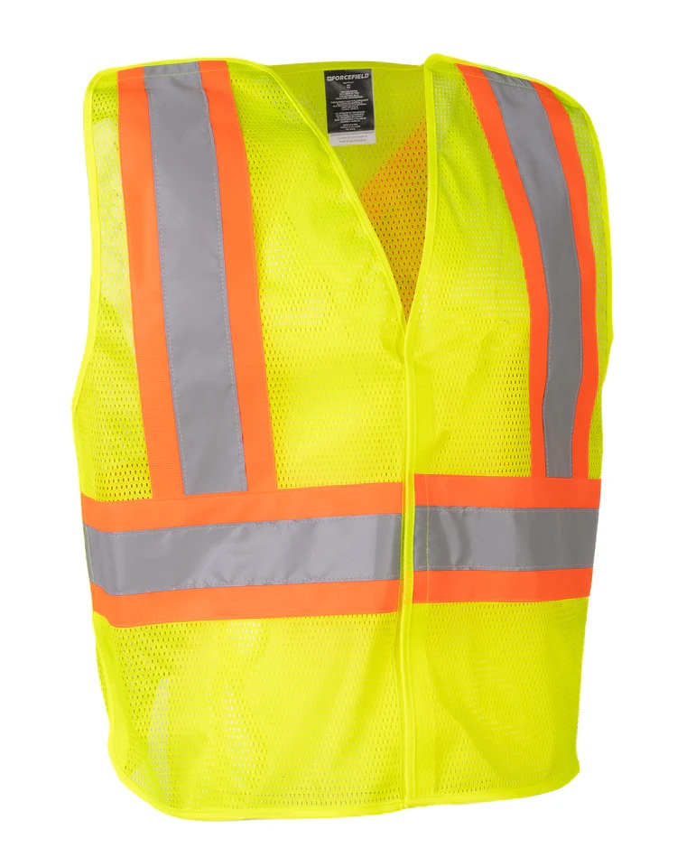 Hi-Vis 5 Pnt Tear-Away Vest Lime 2XL/3XL