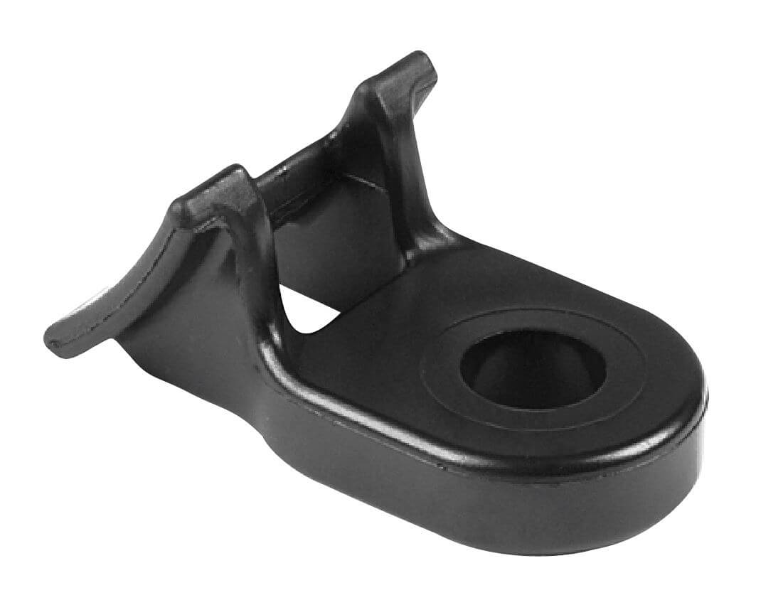 CABLE TIE MOUNT 3/8" MNT HOLE BLK FOR 1/2"(12.7)W