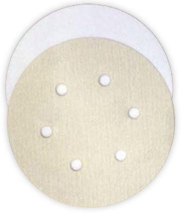 6'' 6H 80G VELCRO SANDING DISC RAZER GOLD 100/PK