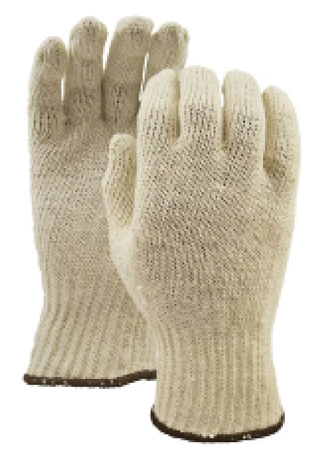 White Knight string knit cotton glove XL