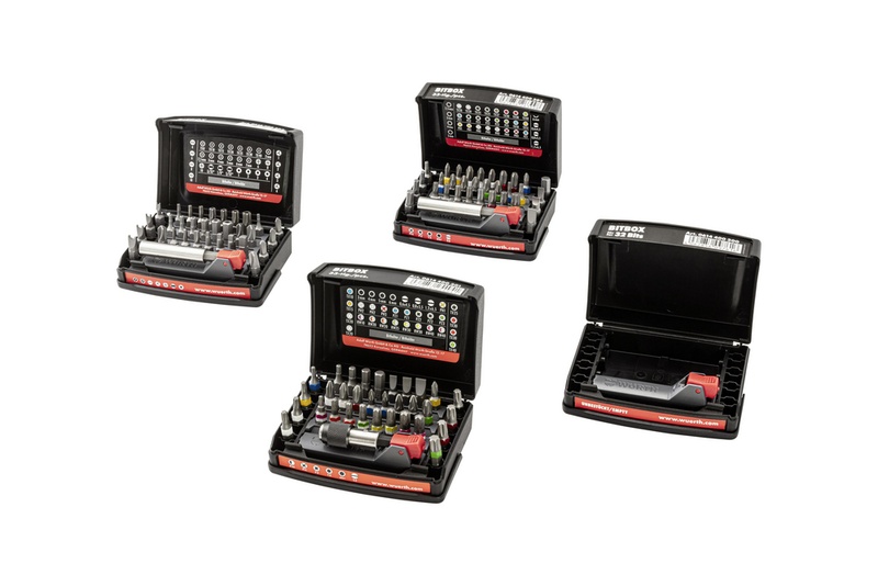 Würth Bitbox 33tlg Bitset Bitsatz Bitsortient agnetischer Bithalter