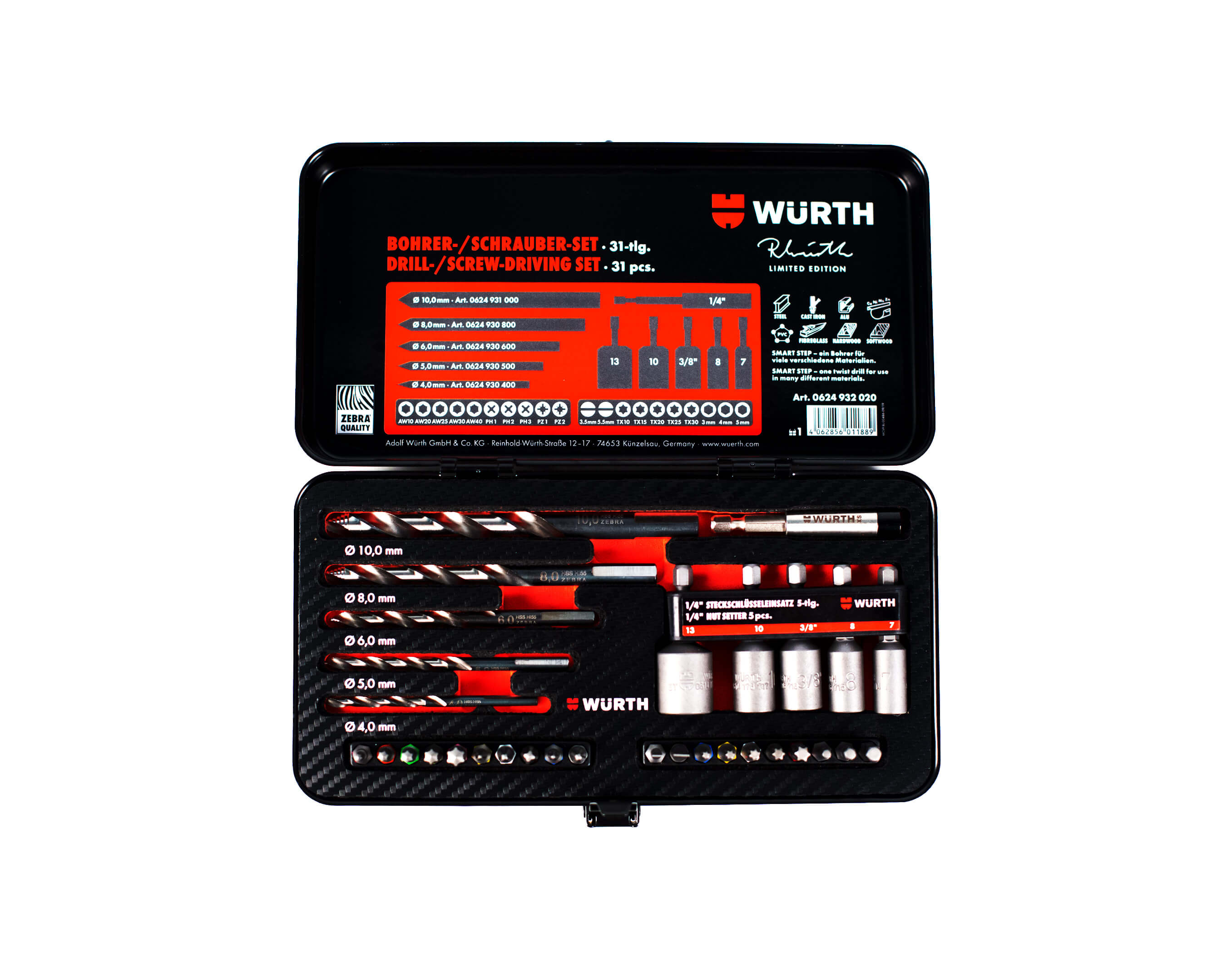 RW-Drill Bits-Nut Setters And Bit Set-31pc