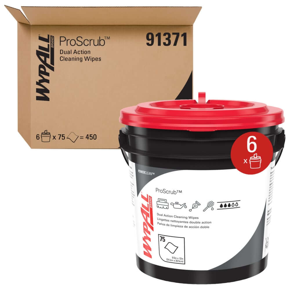 WypAll ProScrub Saturated Wipes - 6 buckets/case 899.91371